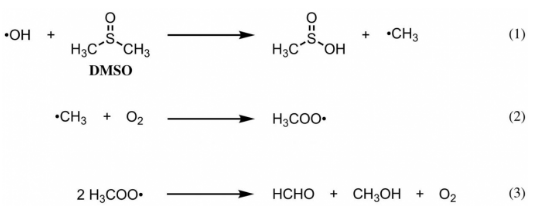 图1 氢氧自由基 (•OH) 与DMSO发生的一系列反应.png